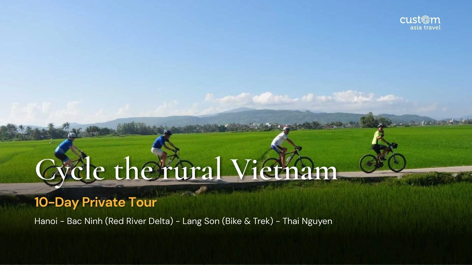 Cycle the rural Vietnam
